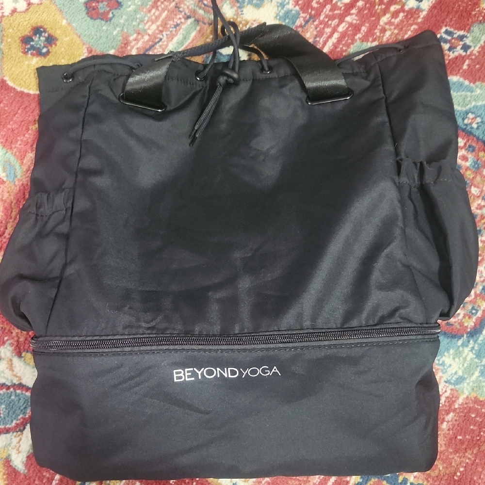 Beyond Yoga Black Nylon Tote